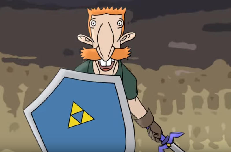 Illustration for article titled This reanimated Super Smash Bros. Melee intro will scramble your neurons